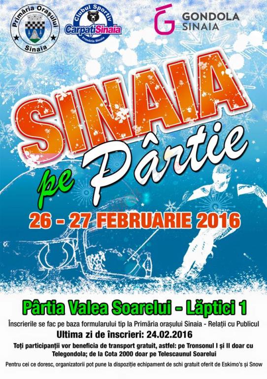 Info Schi România pentru Weekend-ul 26- 28 Februarie 2016