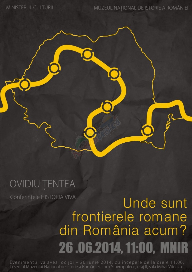 Unde sunt frontierele romane din România acum ?