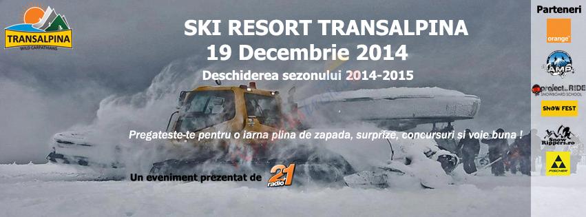 Deschiderea sezonului 2014-2015 la Ski Resort Transalpina