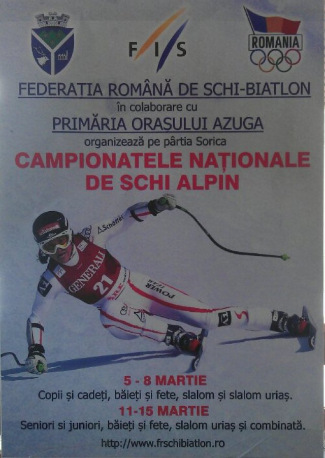 Campionatele Nationale de Schi Alpin, Partia Sorica, Azuga