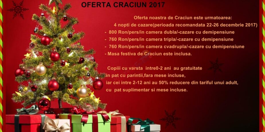 Craciun 2024  in Maramures – Hotel Roata Cavnic